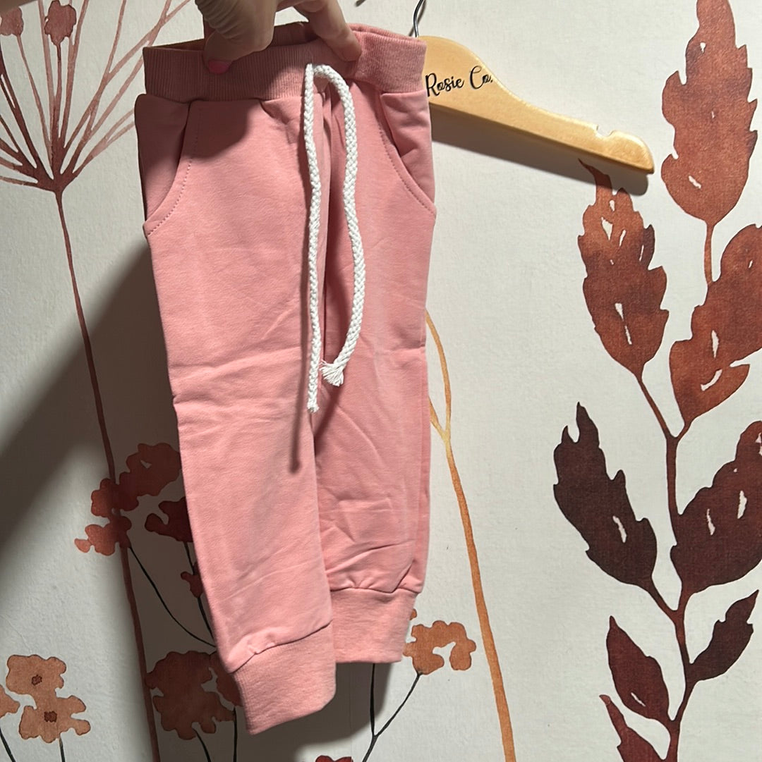 rosie pink jogger set