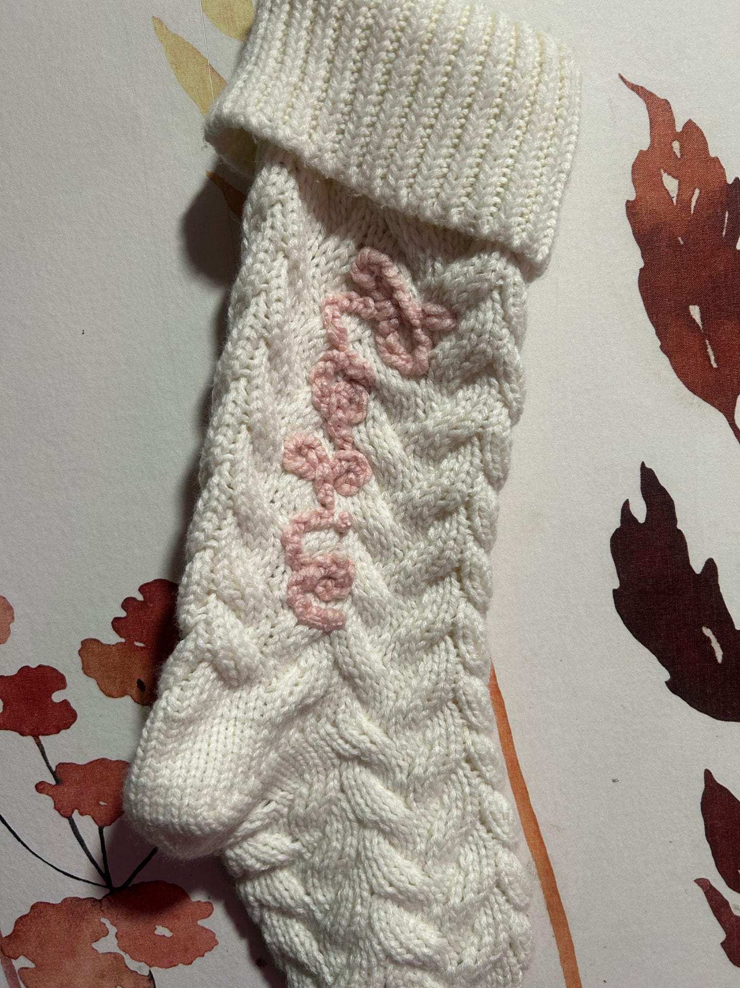 White Stocking- Custom