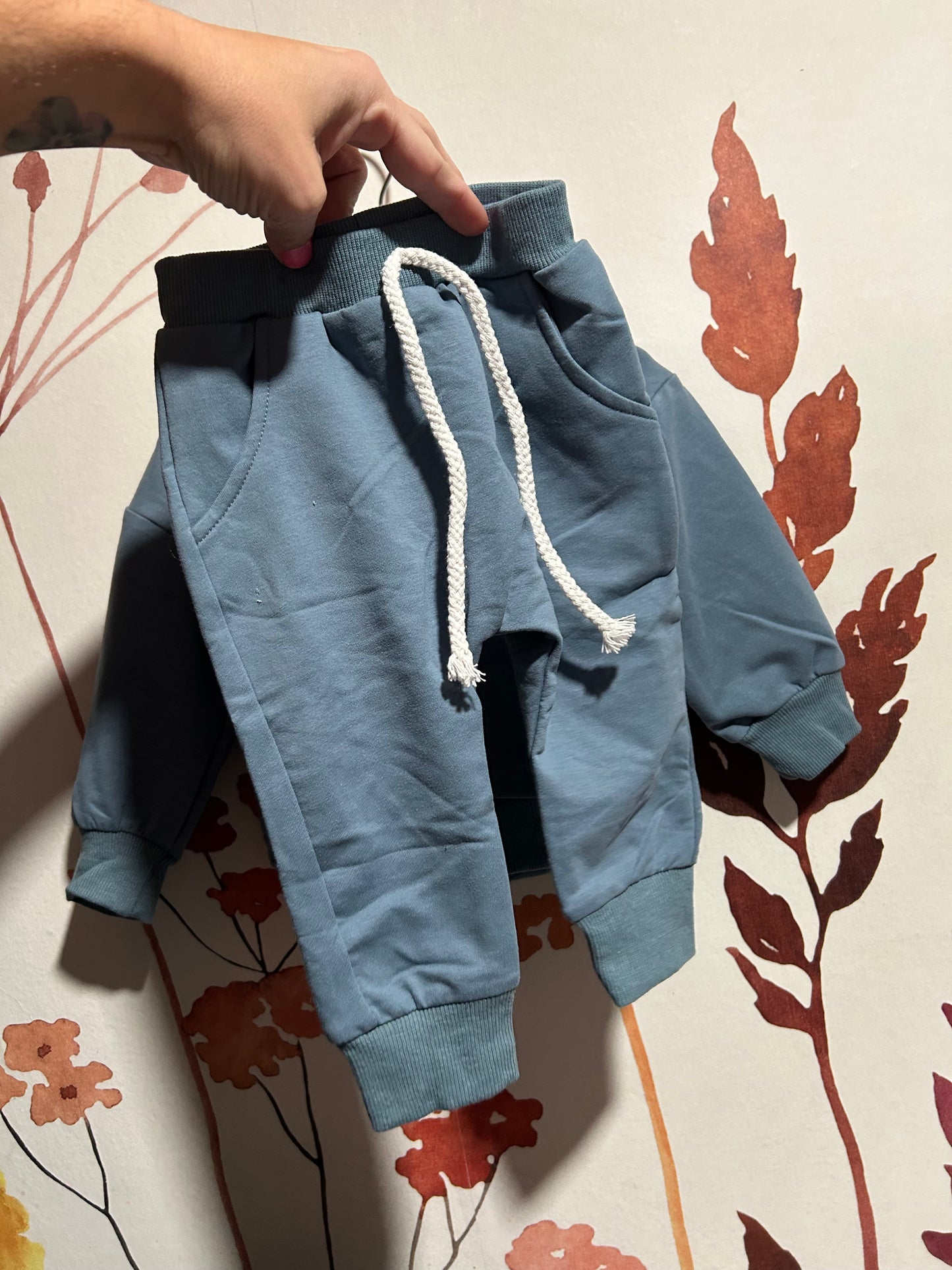 romi blue jogger set